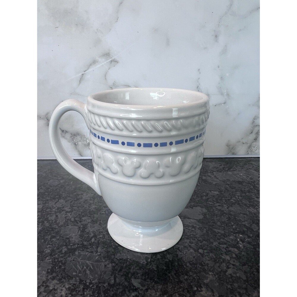 Disney Chef Mickey Embossed Pedestal Coffee Mug